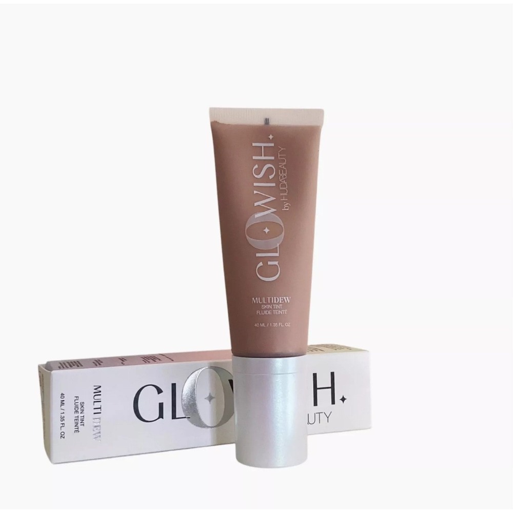 HUDA BEAUTY GLOWISH MULTIDEW SKIN TINT - 06 MEDIUM TAN (Full Size/1.36oz/NWB)